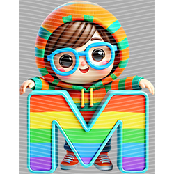 Cartoon letters-CL 550